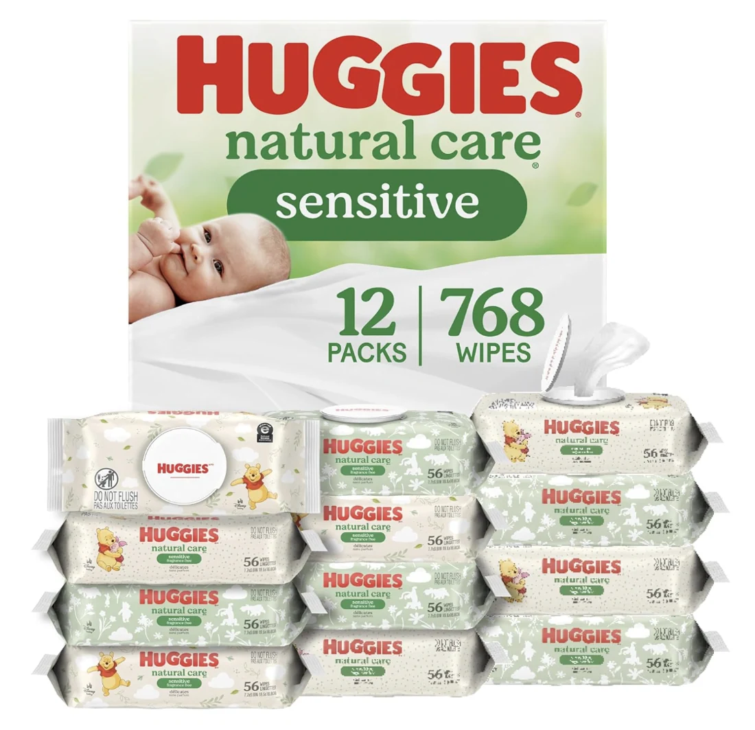 Product image of Huggies Natural Care Wipes, 768 ct